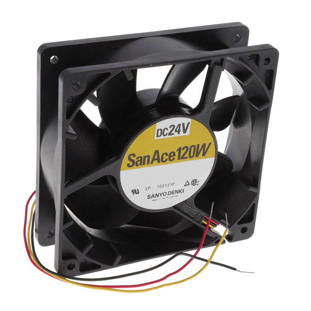 【9WG1212H101-E】FAN AXIAL 120X38MM 12VDC WIRE