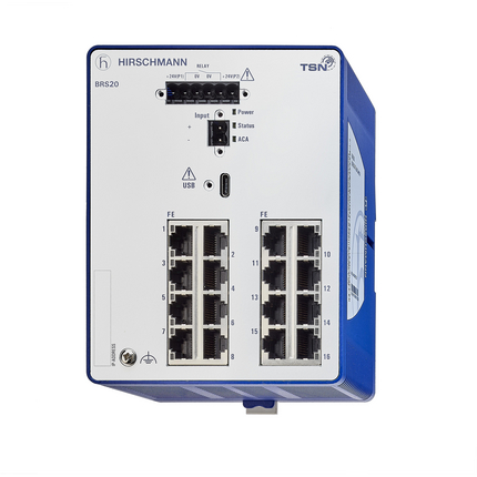 【BRS20-16TX】MANAGED INDUSTRIAL SWITCH FOR DI