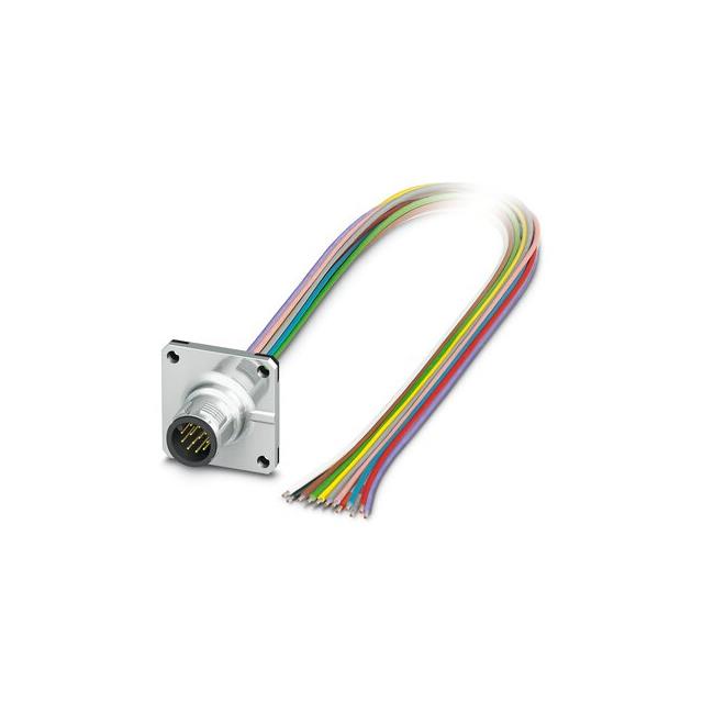【1441707】CIR CBL 12POS RCPT TO WIRE 1.64'