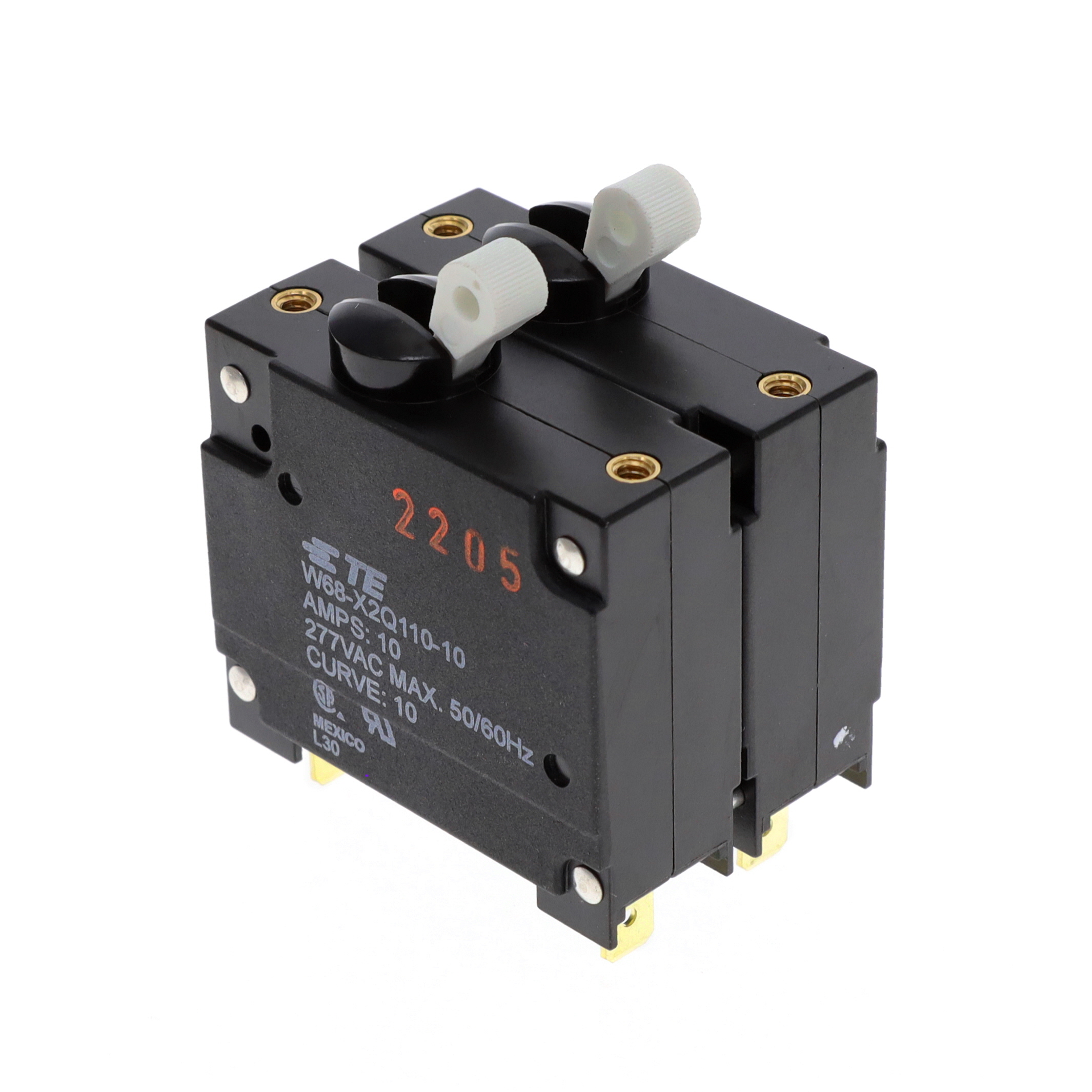 【W68-X2Q110-10】CIR BRKR MAG-HYDR 10A 277VAC