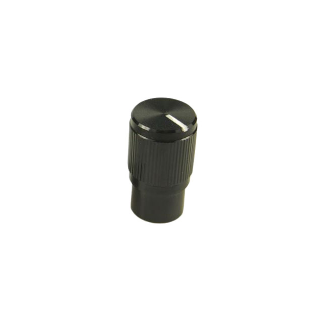 KMK10E KNOB BLACK 6MM SPLINE【FC7257】