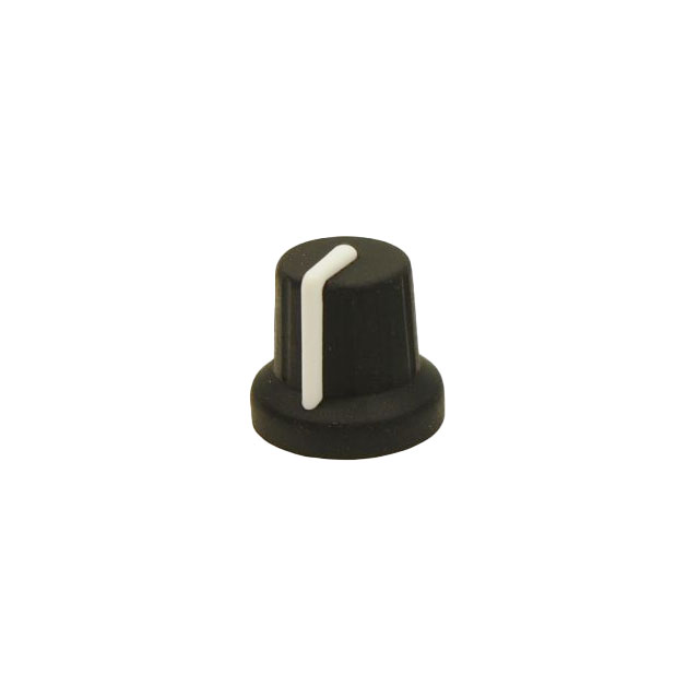 【FC72601D】KNOB K86R BLACK/WHITE 6MM USA D