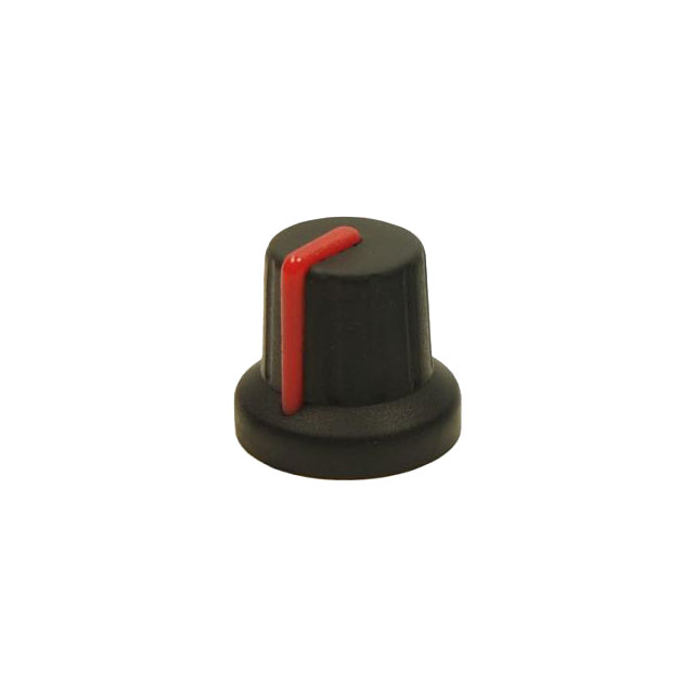 【FC72602S】KNOB K86R BLACK/RED 6MM SPLINE