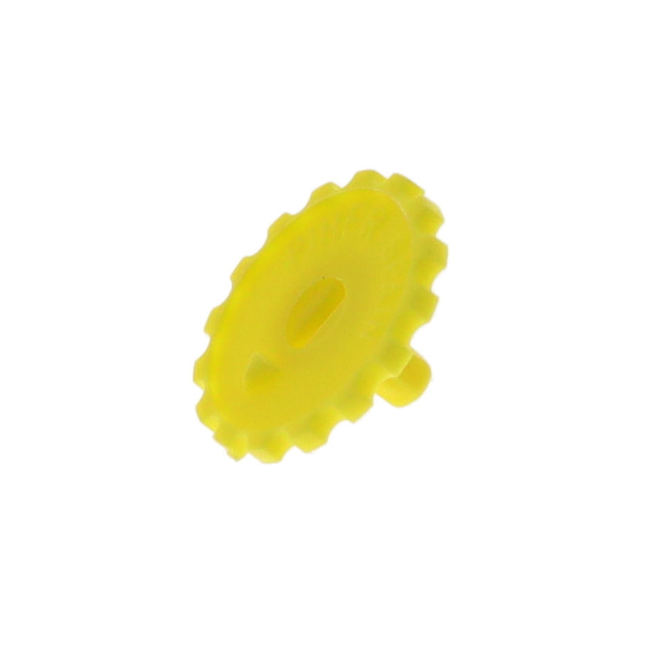 【XBOPL5034AMI】KNOB/DIAL PT10 FIG 5 YELLOW NON-