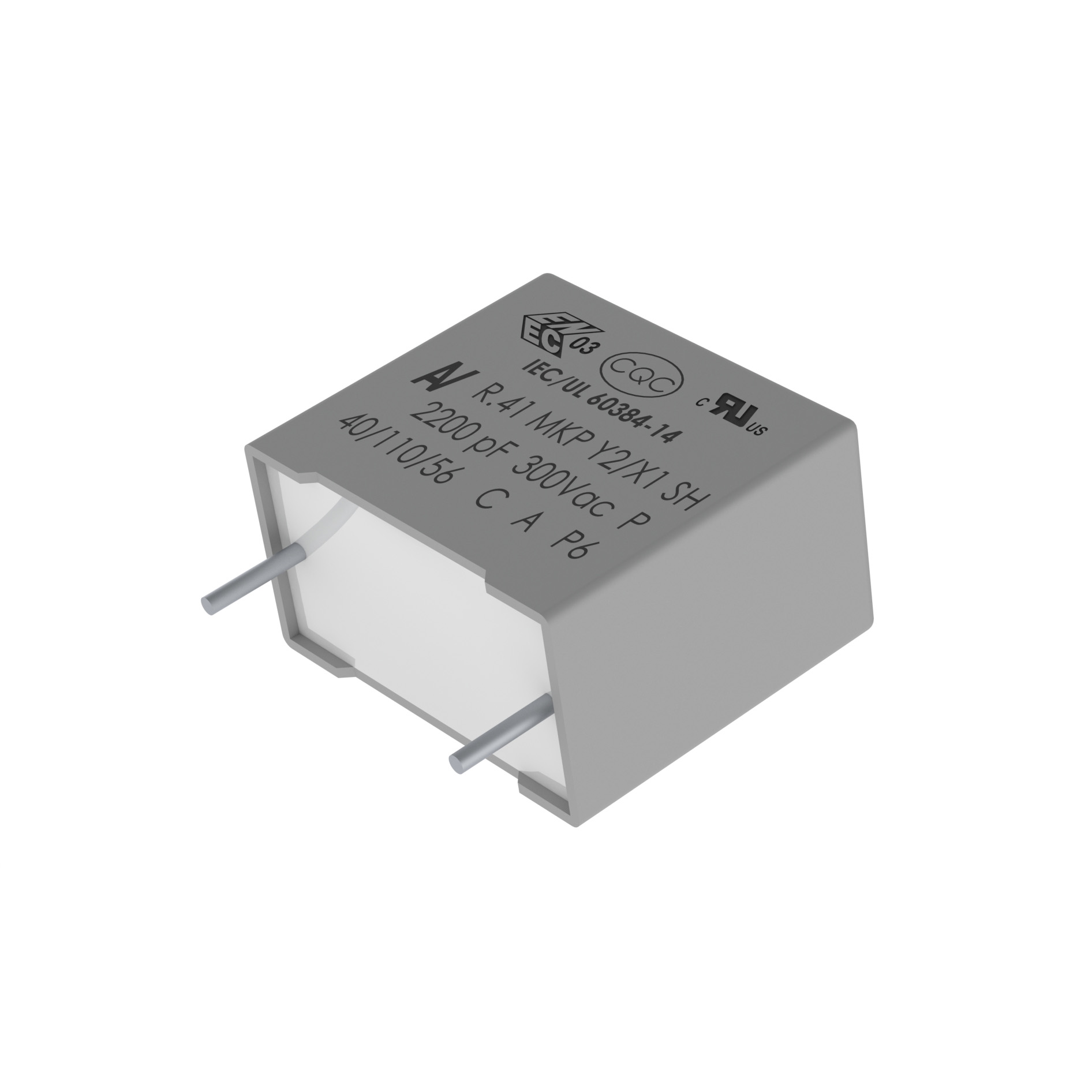【R413N322050P0K】CAP FILM 0.22UF 10% 1.2KVDC RAD