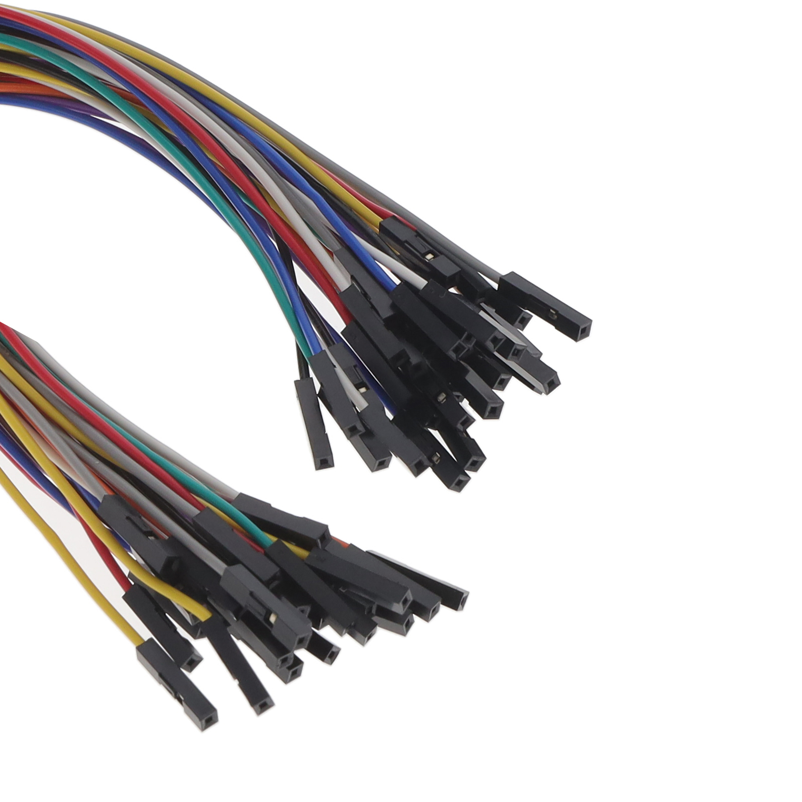 30-PACK MULTI-COLOR JUMPER WIRES【DKS-30FF-10】