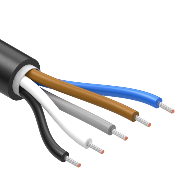 【30-02980】CABLE 5COND 24AWG BLK