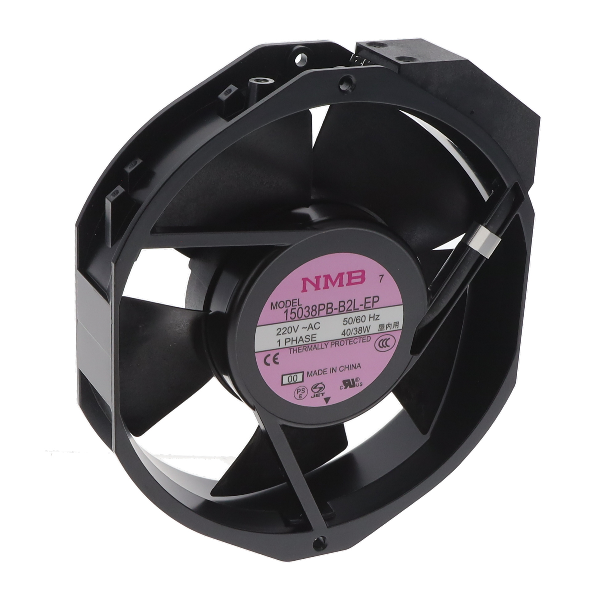 【15038PB-B2L-EP-00】FAN 150MM X 172MM X 38MM 220VAC