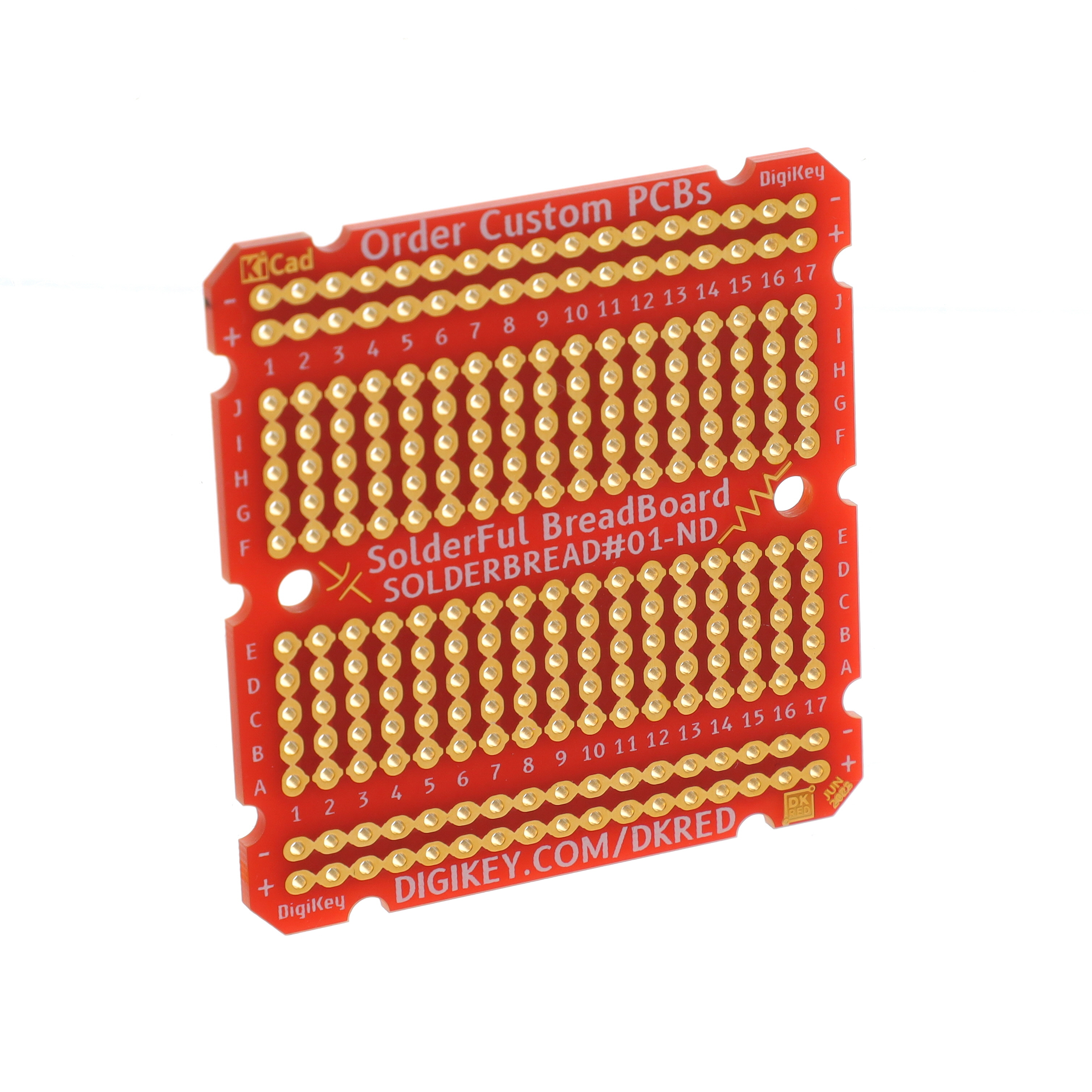 【DKS-SOLDERBREAD-01】17 ROW SOLDERFUL BREADBOARD