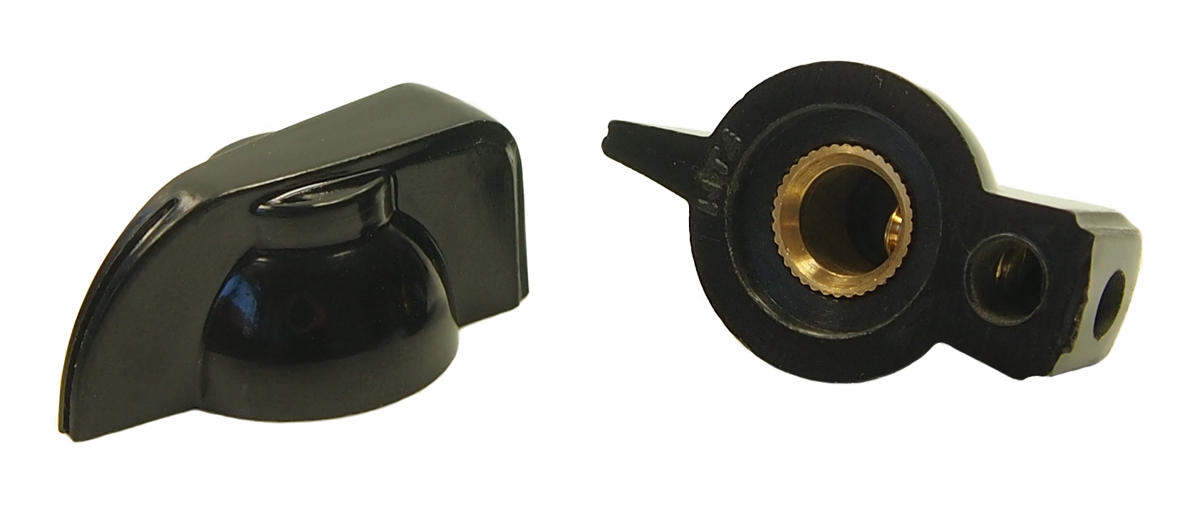 【FC1658】KNOB K4C BLACK 1/4" SF BLK ML