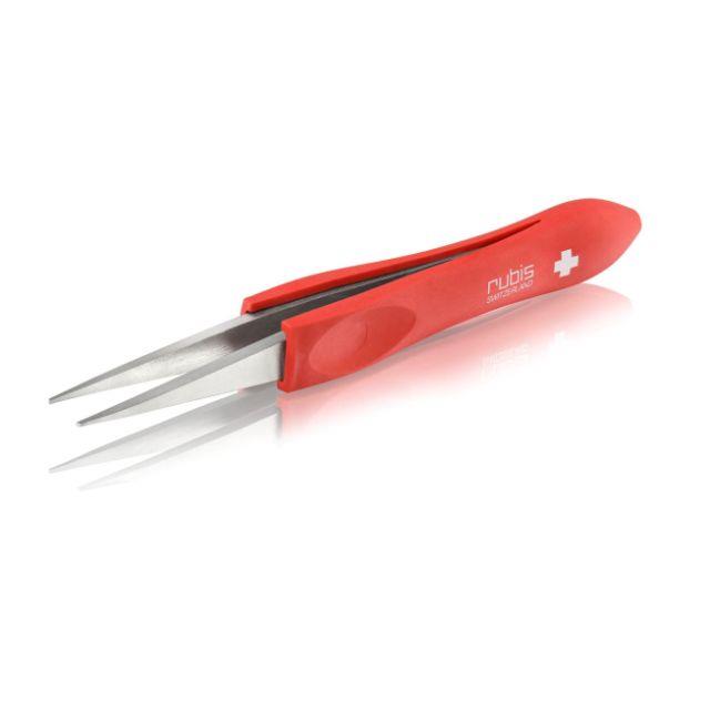 RUBBER HANDLE TWEEZERS ANT-MAG【00-SA-RH】