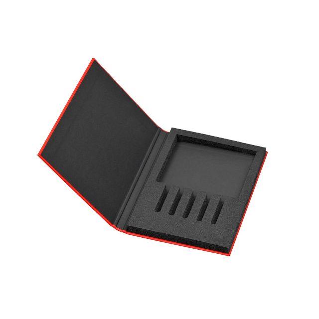 【1K530】RUBIS RED TWEEZERS SET CASE EMPT