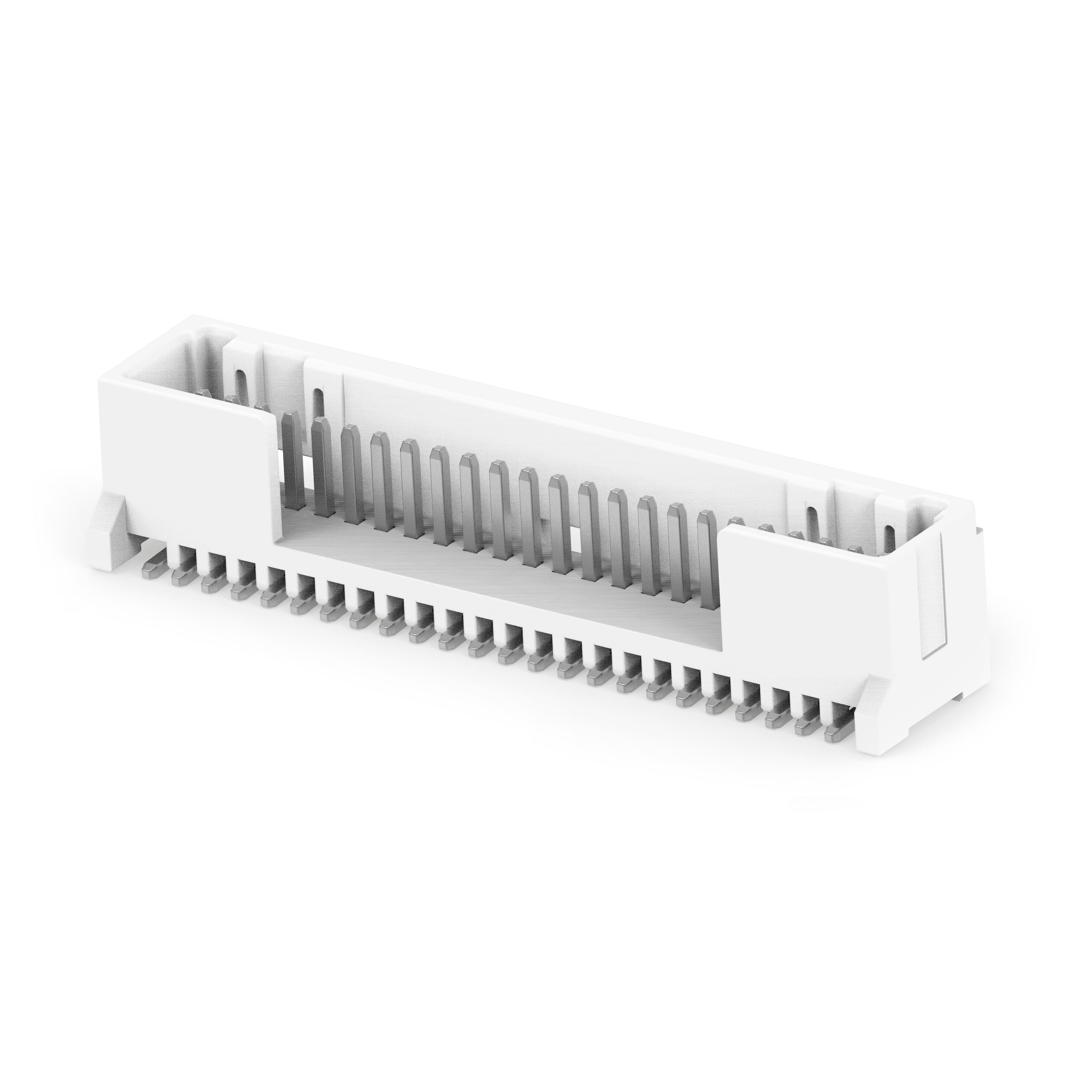 MICRO CT CONN SINGLE ROW HDR ASS【2-2355091-4】