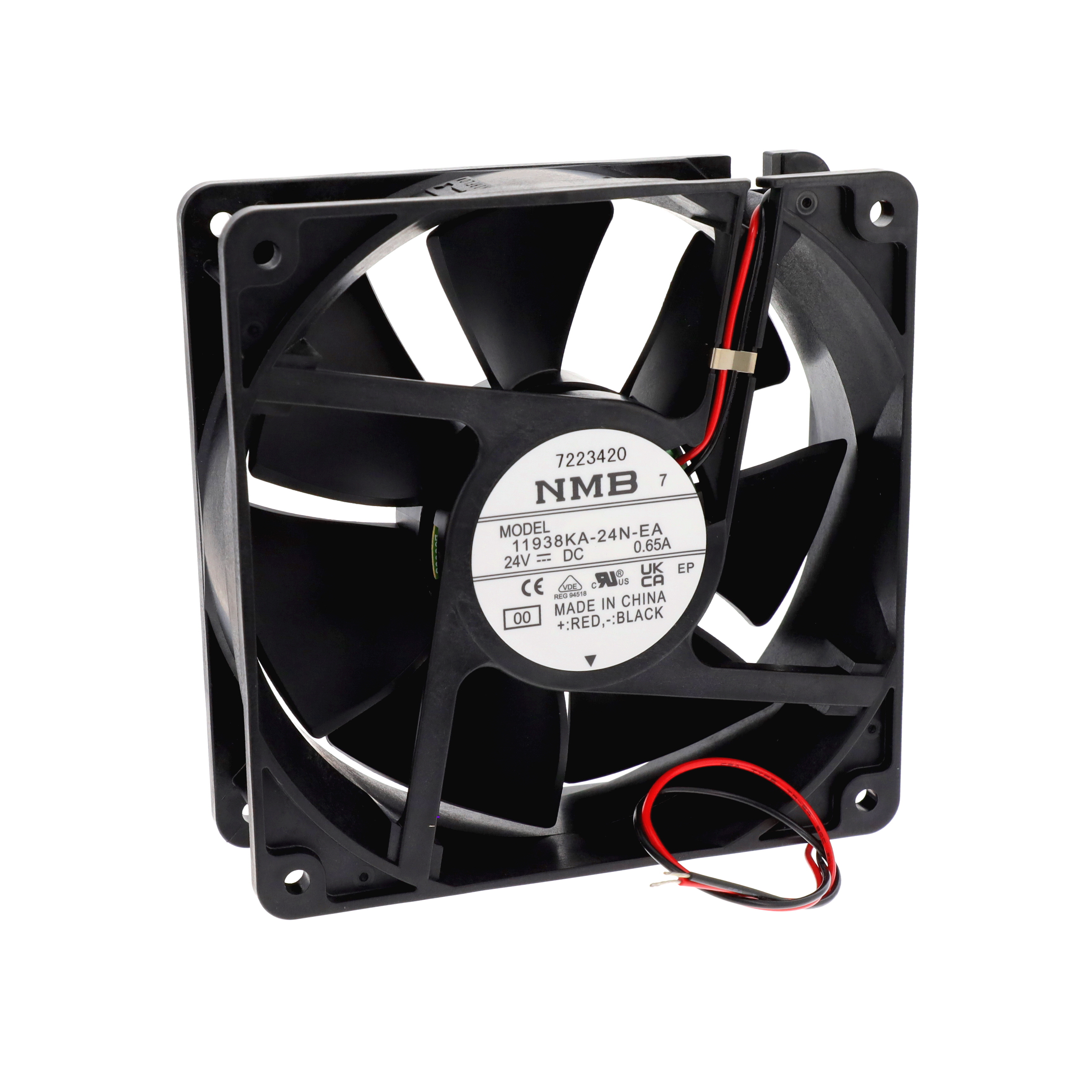 【11938KA-24N-EA-00】FAN AXIAL 119X38.4MM 24VDC WIRE[バルク]