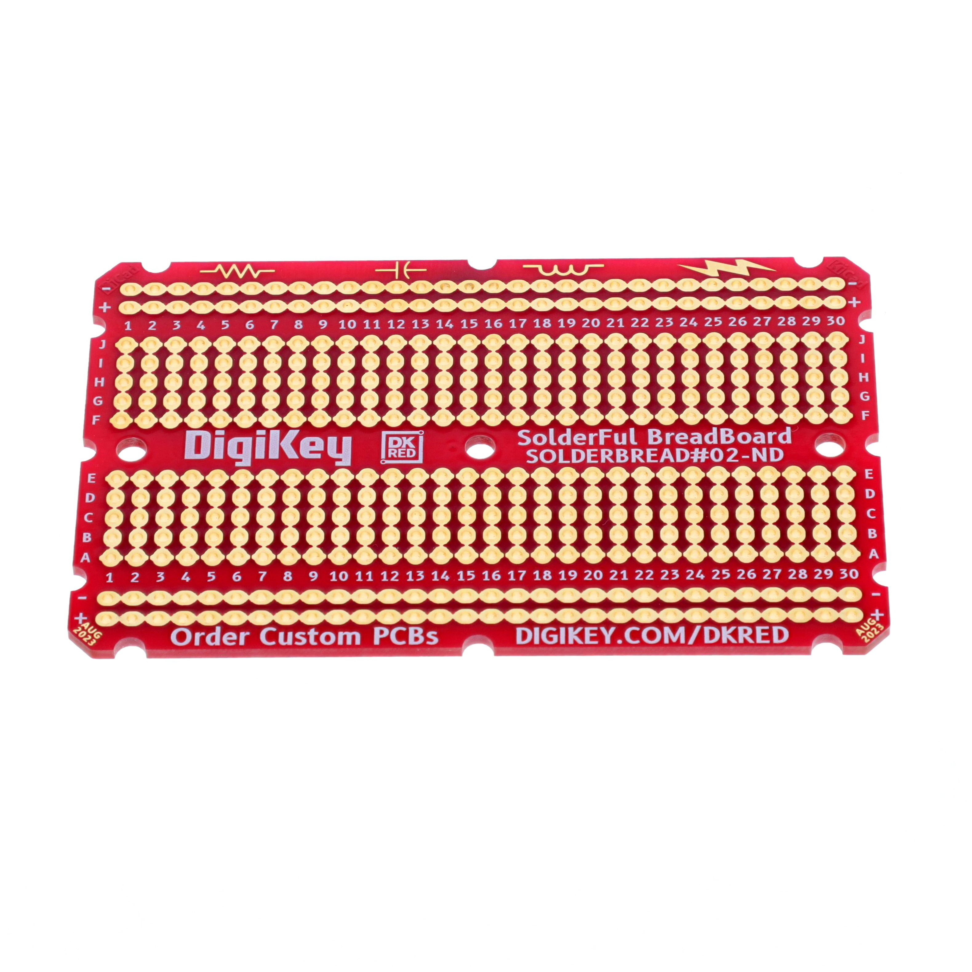 【DKS-SOLDERBREAD-02】30 ROW SOLDERFUL BREADBOARD