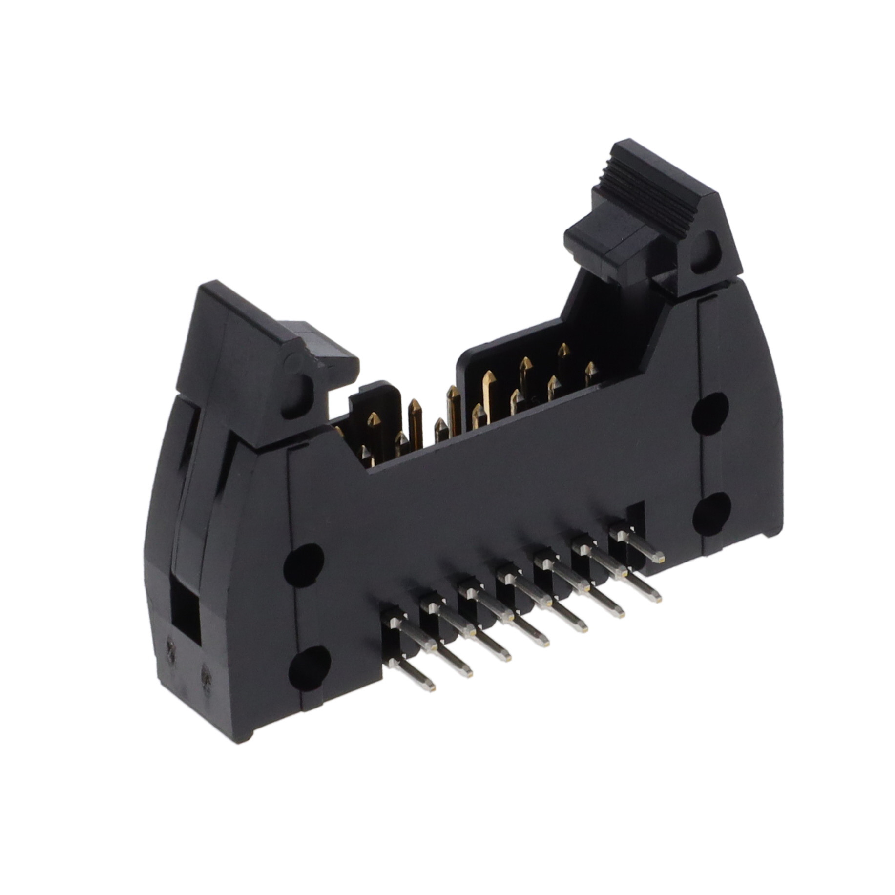 【XG4A-1435】CONN HEADER R/A 14POS 2.54MM