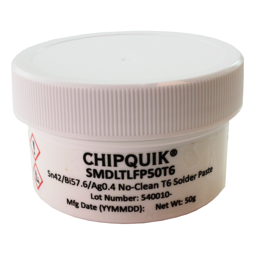 SOLDER PASTE IN JAR 50G (T6) SN4【SMDLTLFP50T6】