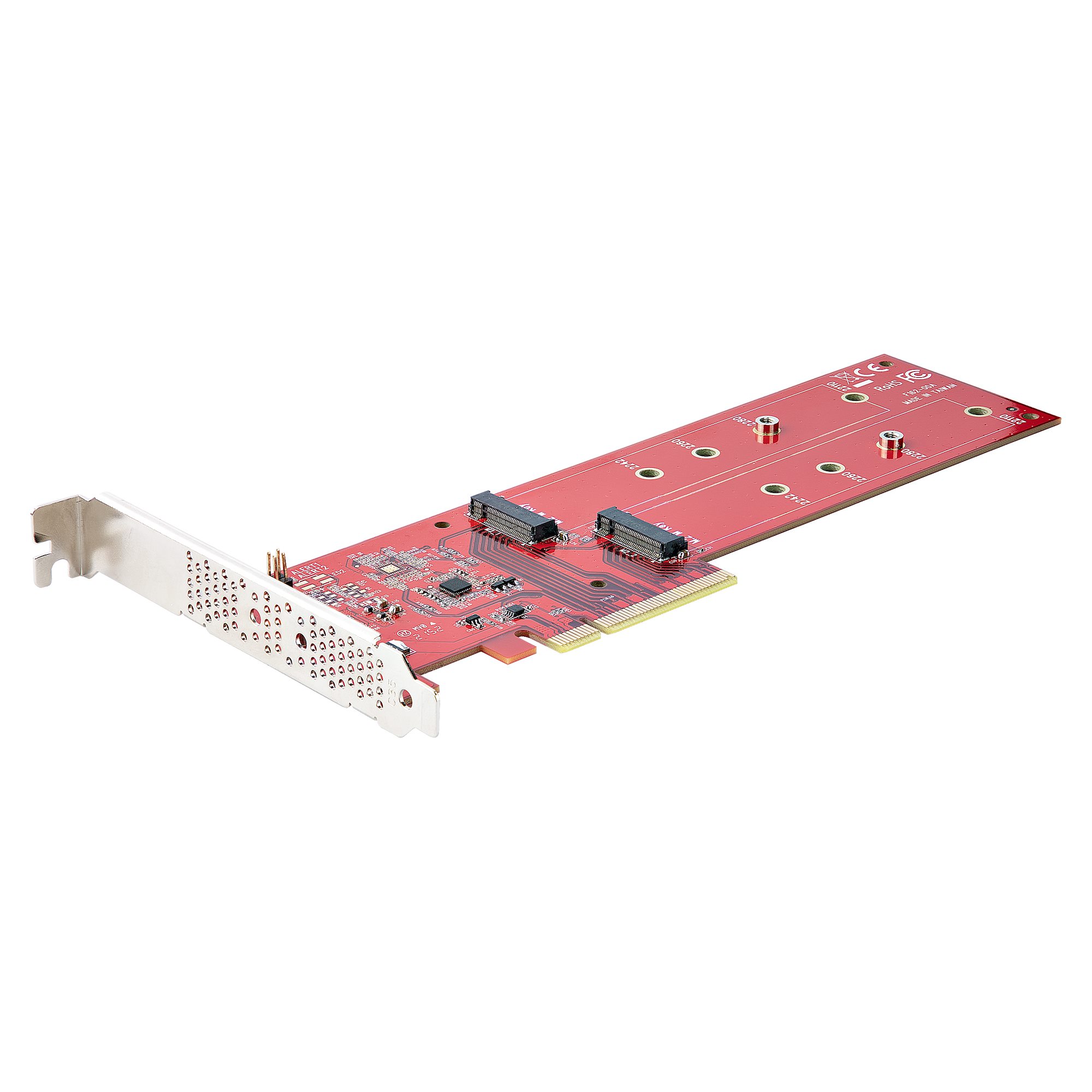 DUAL M.2 PCIE SSD ADAPTER CARD【DUAL-M2-PCIE-CARD-B】
