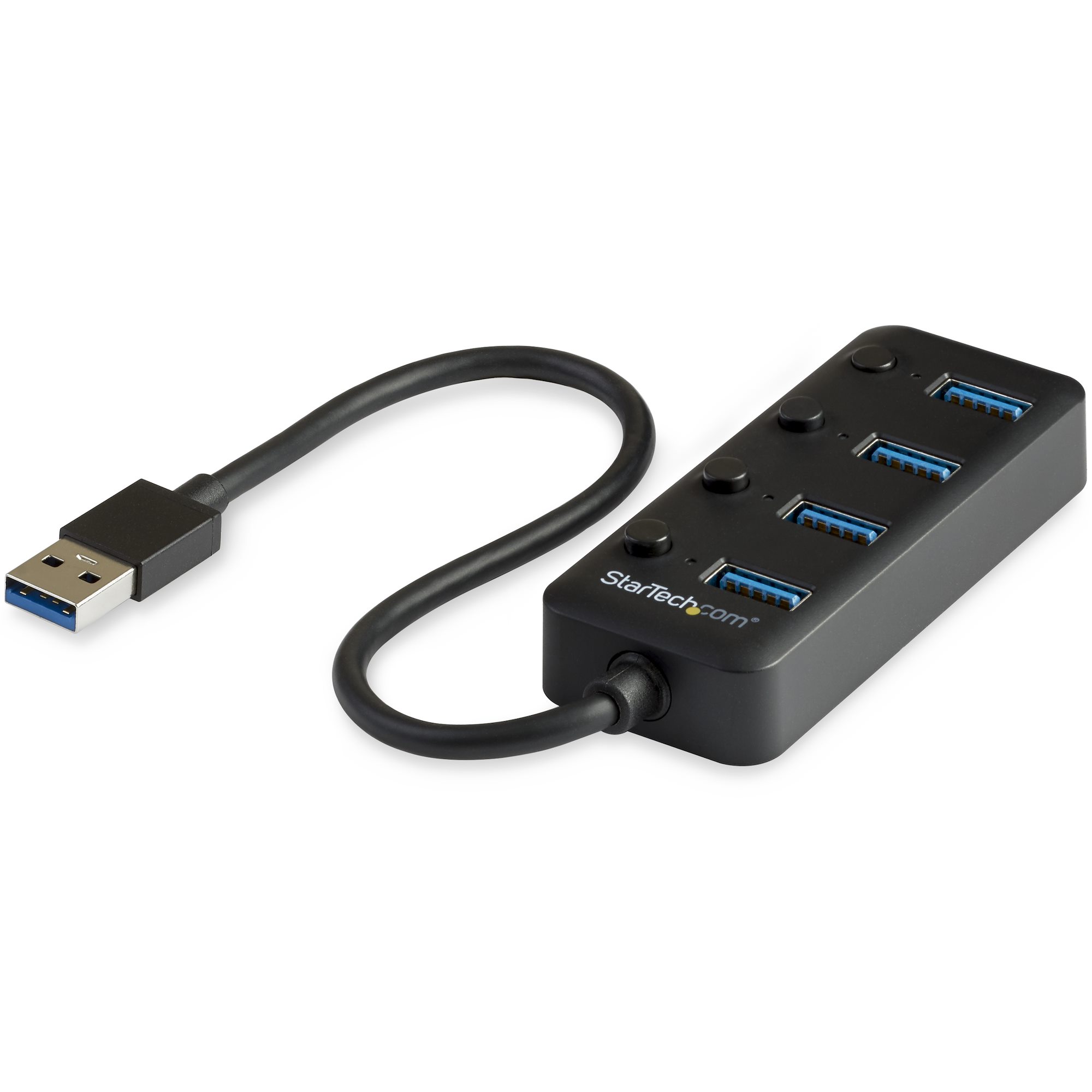 4-PORT USB 3.0 HUB WITH ON/OFF【HB30A4AIB】