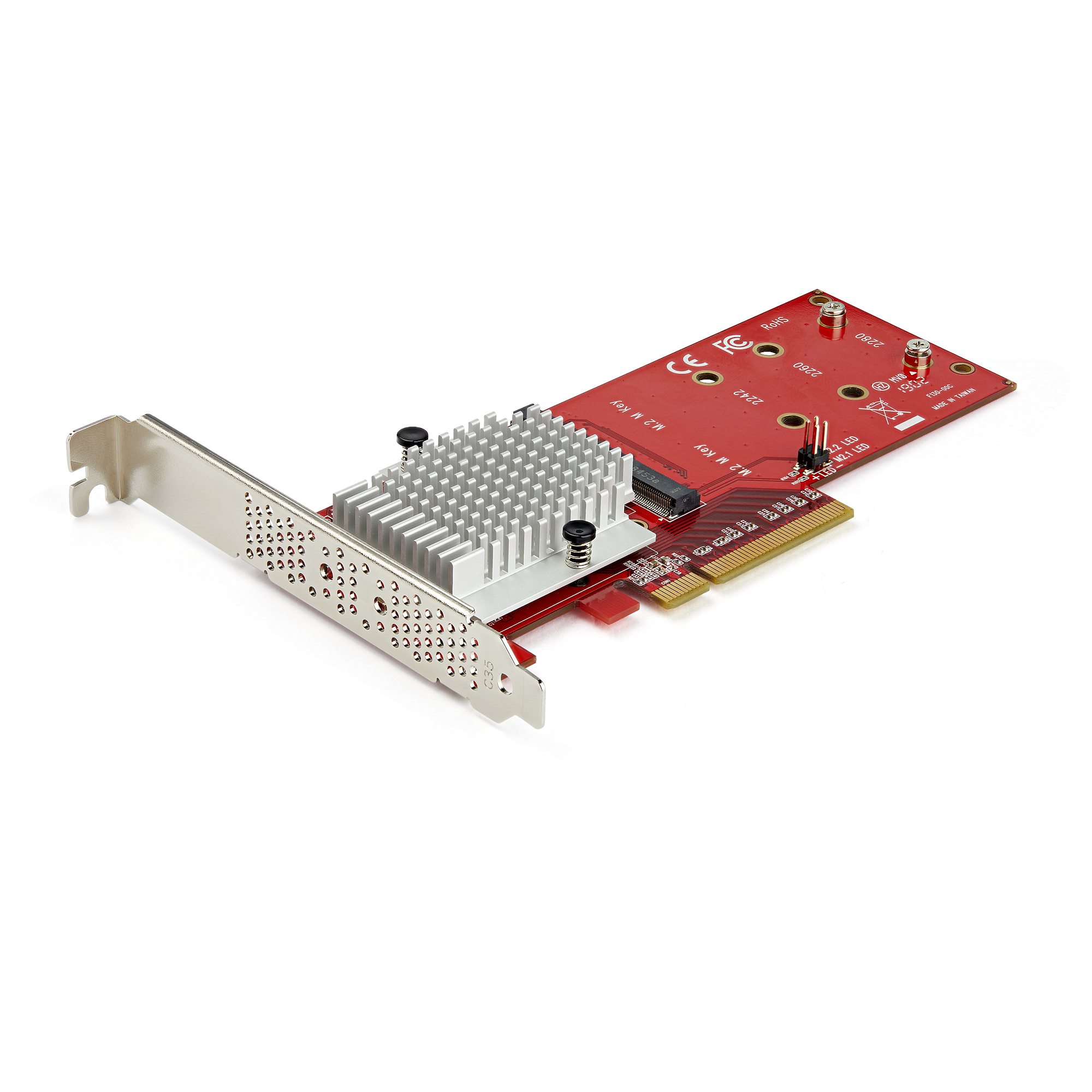 【PEX8M2E2】2 PORT PCIE ADAPTER