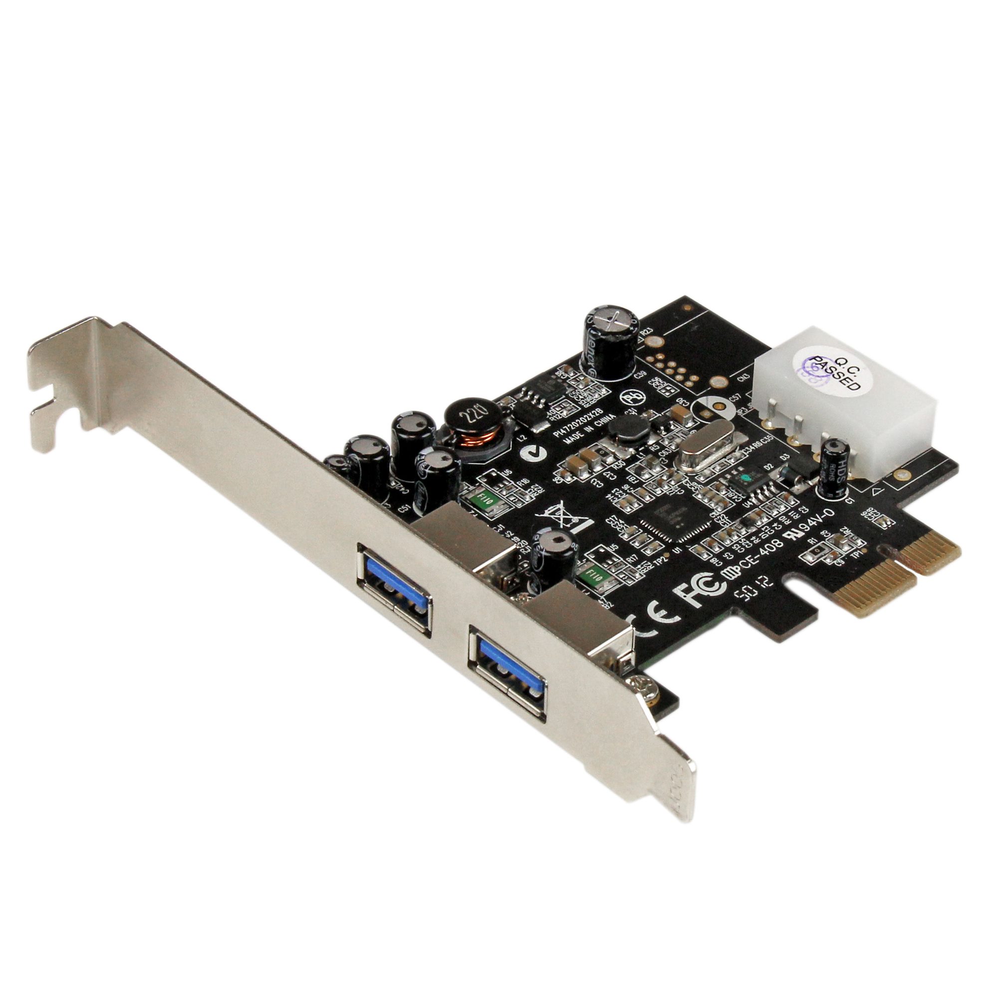 2 PORT PCIE USB 3 CARD W/ UASP【PEXUSB3S25】