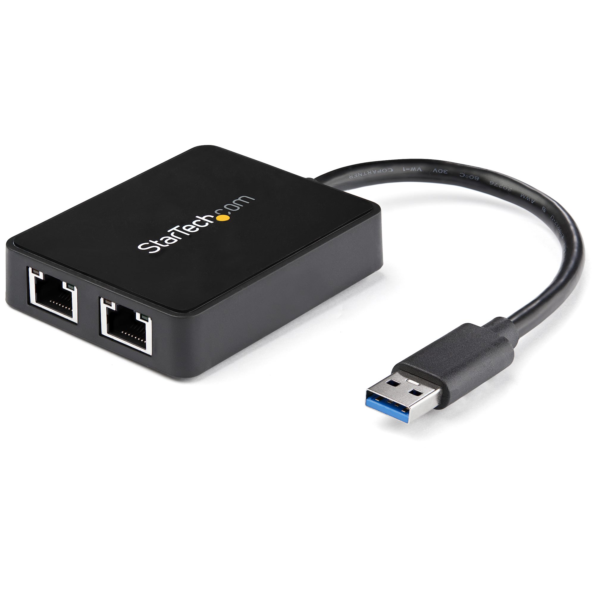 USB 3.0 DUAL PORT GIGABIT NIC【USB32000SPT】