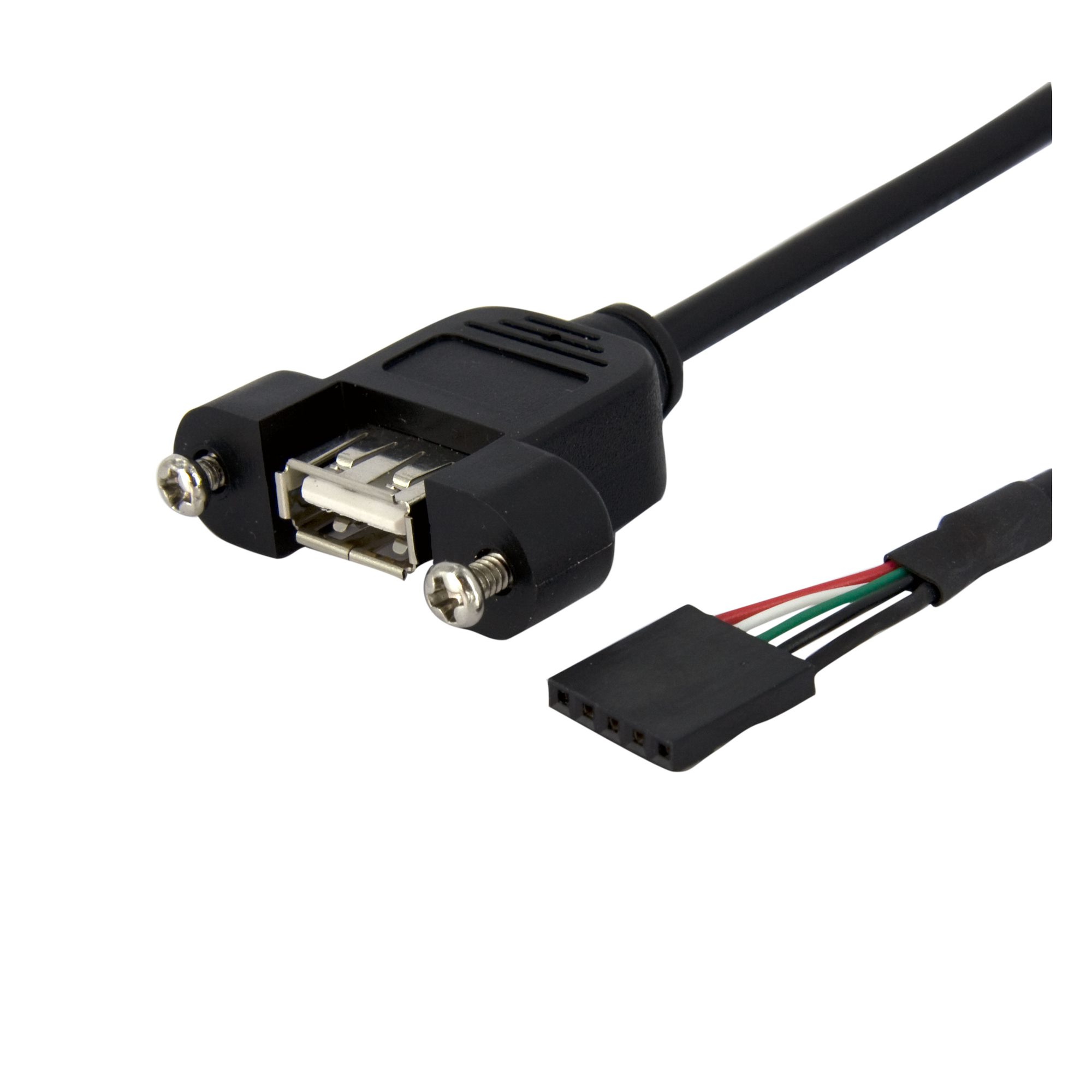 【USBPNLAFHD1】PANEL MOUNT USB CABLE[小売パッケージ]