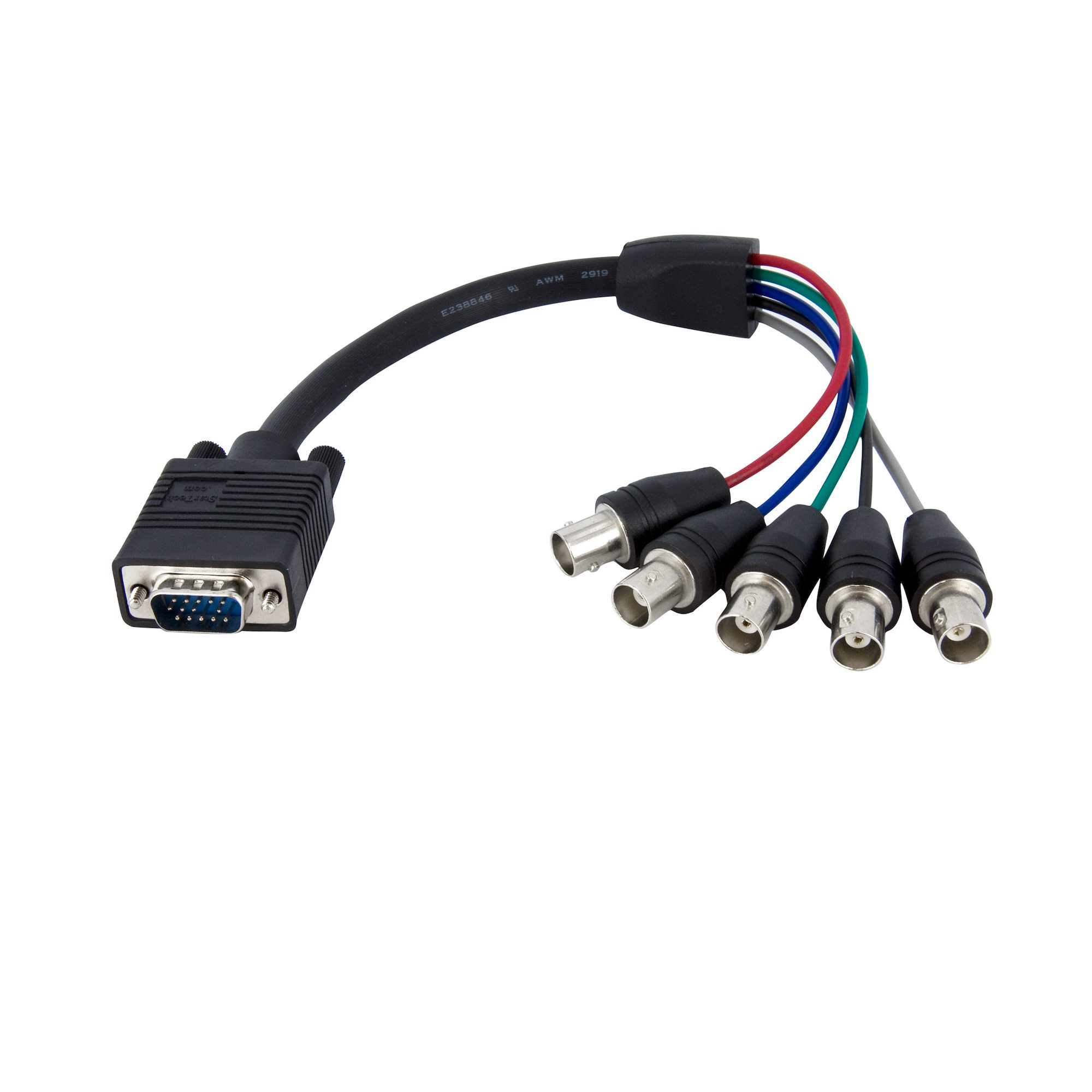 VGA TO 5 BNC MONITOR CABLE【VGABNCMF1】
