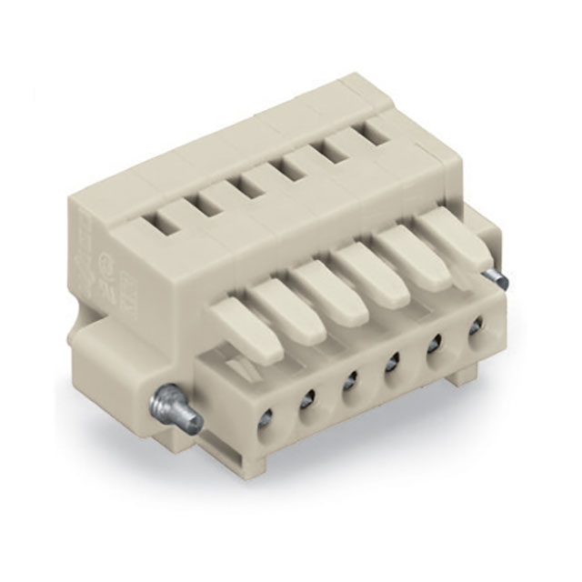 TERM BLOCK PLUG 6POS 3.50MM【734-106/107-000】