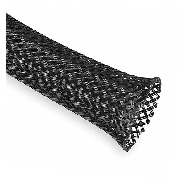 【QES-125-3-01-SS100FT】EXPANDABLE SLEEVE 3" X 100' BLK