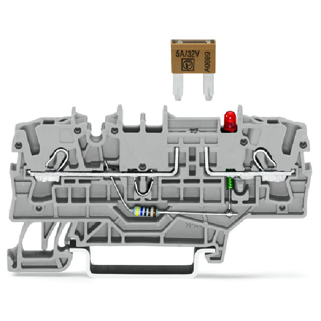 【2002-1981/1000-413】2-CONDUCTOR FUSE TERMINAL BLOCK;