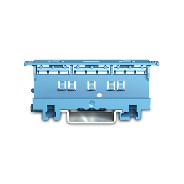 DIN RAIL MNT FOR 221 SPLICE BLUE【221-500/000-006】