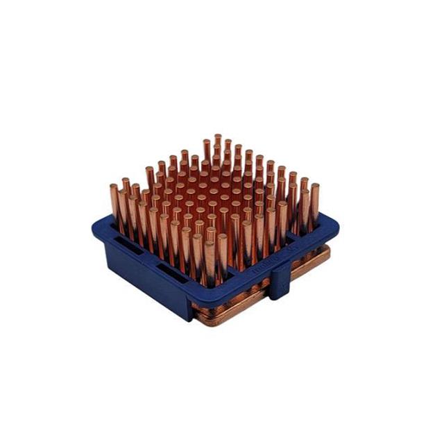 【MBA25002-13P/CU/2.3BU】CU HEAT SINK 25X25X13MM WITH PIN