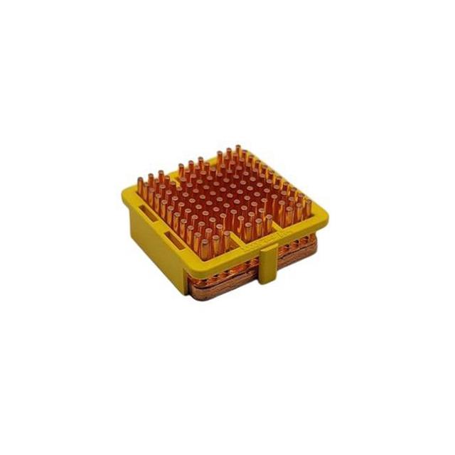 【MBA33002-21P/CU/3.4Y】CU HEAT SINK 33X33X21MM WITH PIN