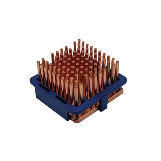 【MBA35002-20P/CU/2.6BU】CU HEAT SINK 35X35X20MM WITH PIN