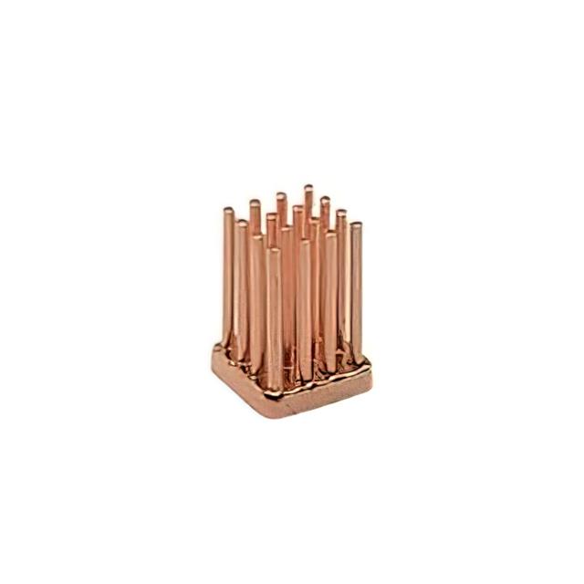 【MBH10002-14P/CU/2】CU HEAT SINK 10X10X14MM WITH PIN