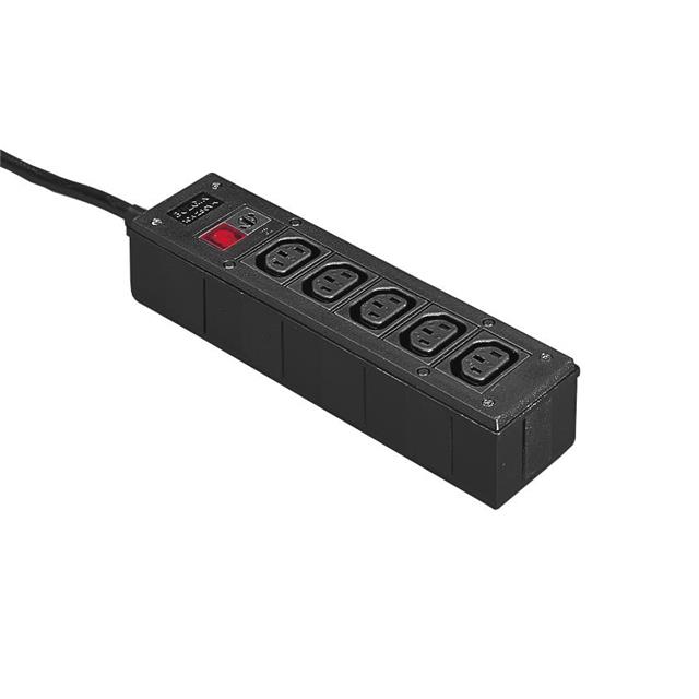 POWER STRIP 10A 2M CORD 5OUTLETS【PXD303/050/01/1】
