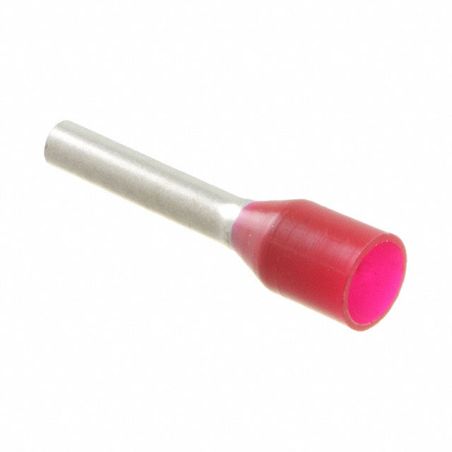 【2400.0/100】CONN FERRULE 16AWG RED