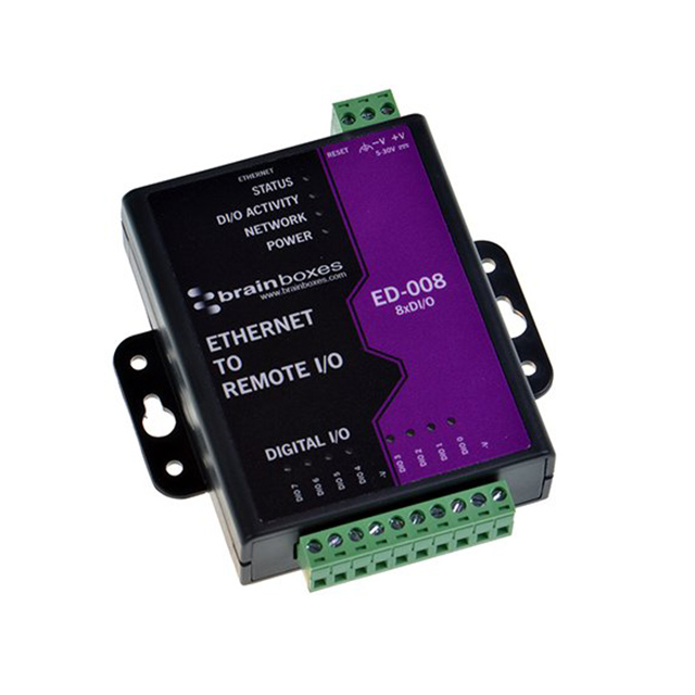 ETHERNET TO 8 DIGITAL IO LINES【ED-008】
