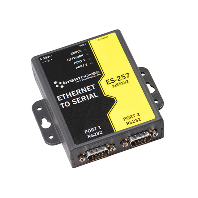 2 PORT RS232 ETHERNET TO SERIAL【ES-257】