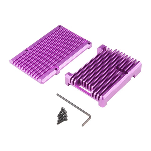 【PRT-15894】CASE ALUM PURP HEATSINK RASP PI