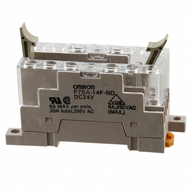 【P7SA-14F-ND DC24】RELAY SOCKET 14 POS DIN RAIL