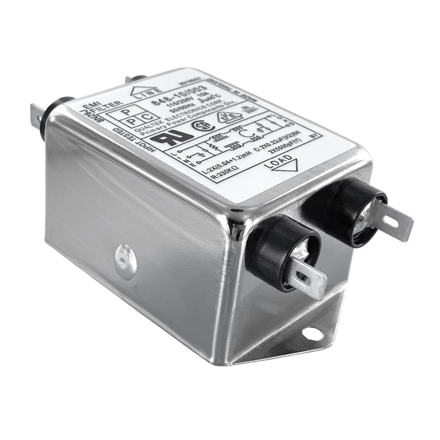 【848-10/003】LINE FILTER 115V/250VAC 10A CHAS[トレイ]
