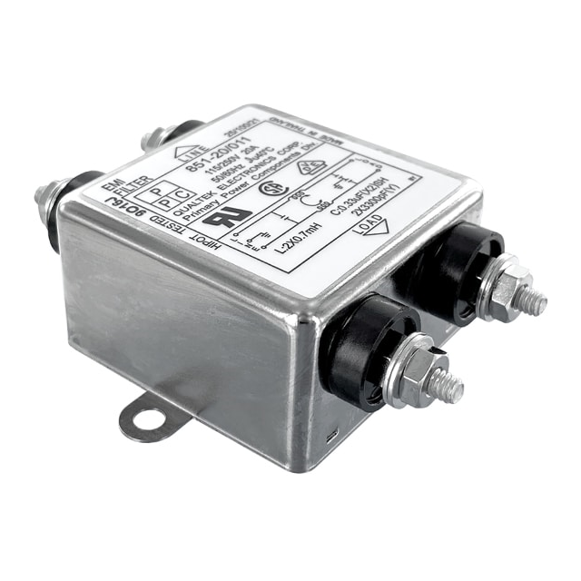 【851-20/011】LINE FILTER 115V/250VAC 20A CHAS