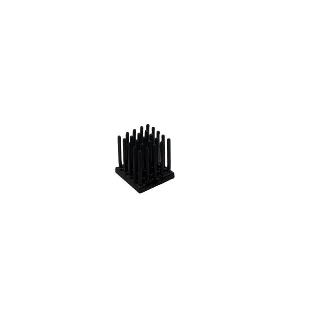 【MBH14002-14P/CU/2-1】CU HEAT SINK 14X14X14MM W/ BLACK