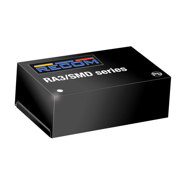 【RA3-120701D/SMD】DC DC CONVERTER 7V 1V 3W