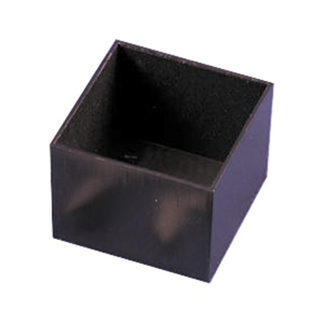 【1596B113】BOX PLASTIC BLK 1.57"L X 1.57"W