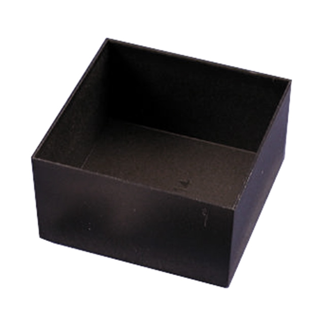 BOX PLASTIC BLK 2.95"L X 2.95"W【1596B114】