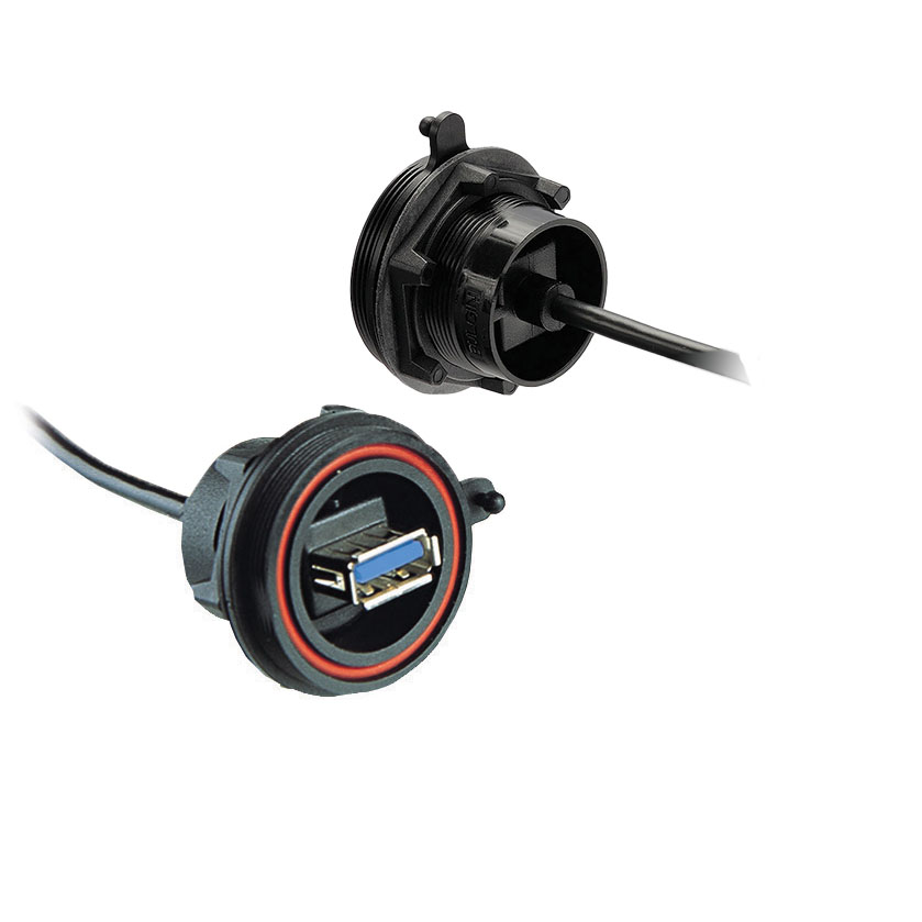 CBL USB3.0 A PNL MNT TO 10POS【PX0843/A3】