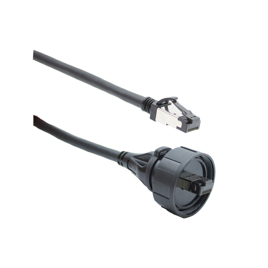 CBL ASSY RJ45 W/COUPL TO RJ45【PX0857/2M00】